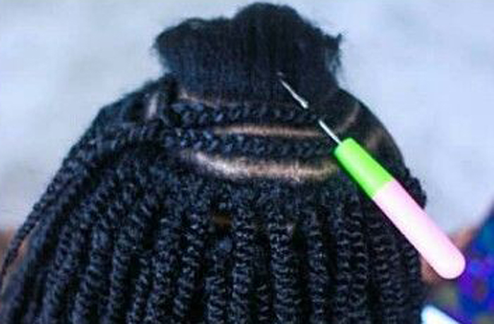 le ciocche di twist per il metodo del crochet braids